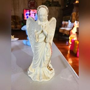 Vintage praying ivory angel
